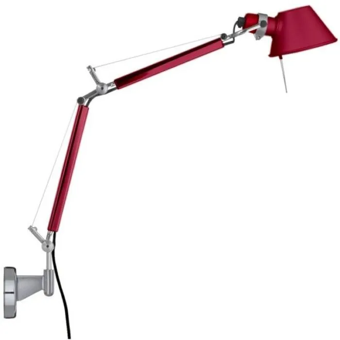Populair Artemide Tolomeo Micro Parete wandlamp-Rood