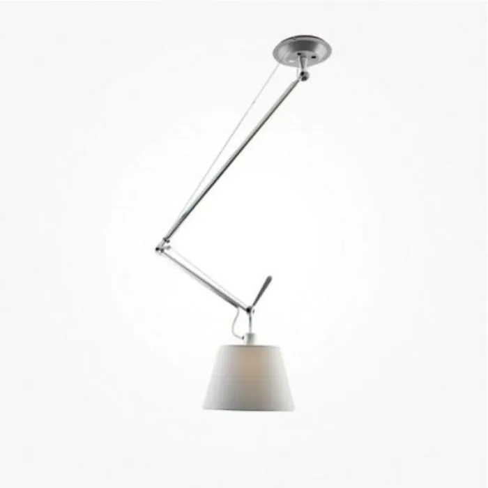 Artemide Tolomeo Sospensione Decentrata hanglamp-Satijn grijs-∅ 32 cm Fabrieksprijs