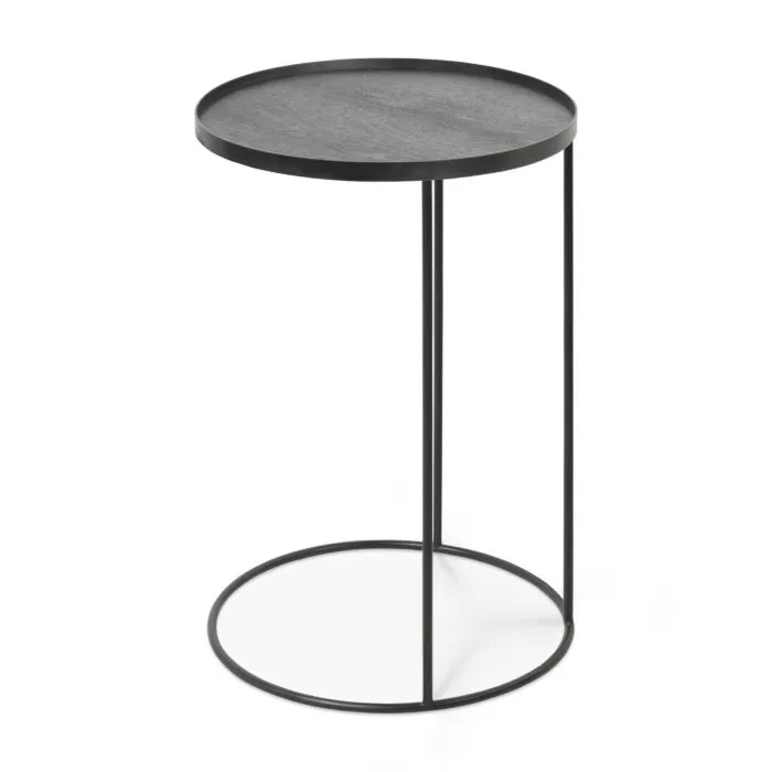 Seizoensaanbieding Ethnicraft 48 cm dienblad bijzettafel-Frame rond small