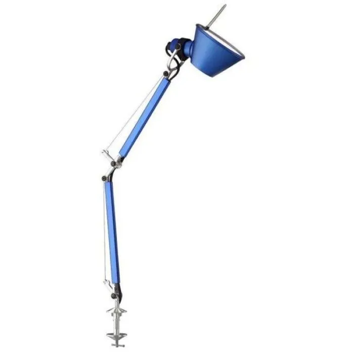 Superprijs Artemide Tolomeo Micro lamp met tafelklem-Blauw
