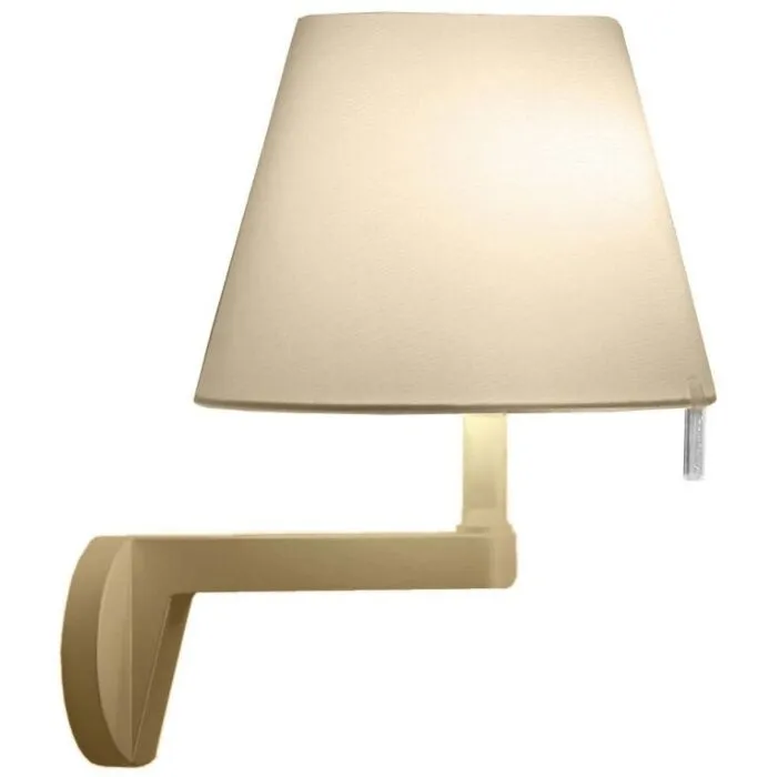 Artemide Melampo wandlamp zonder schakelaar-Brons Op = Op