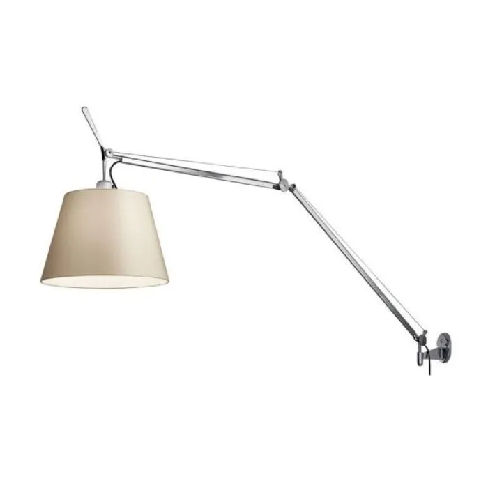 Artemide Tolomeo Mega parete wandlamp met dimmer-Perkament-Kap ∅36 cm Koopje