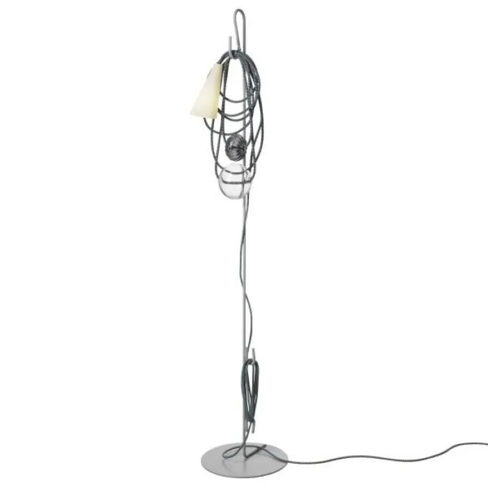 Goedkoop Foscarini Filo vloerlamp-amethyst queen