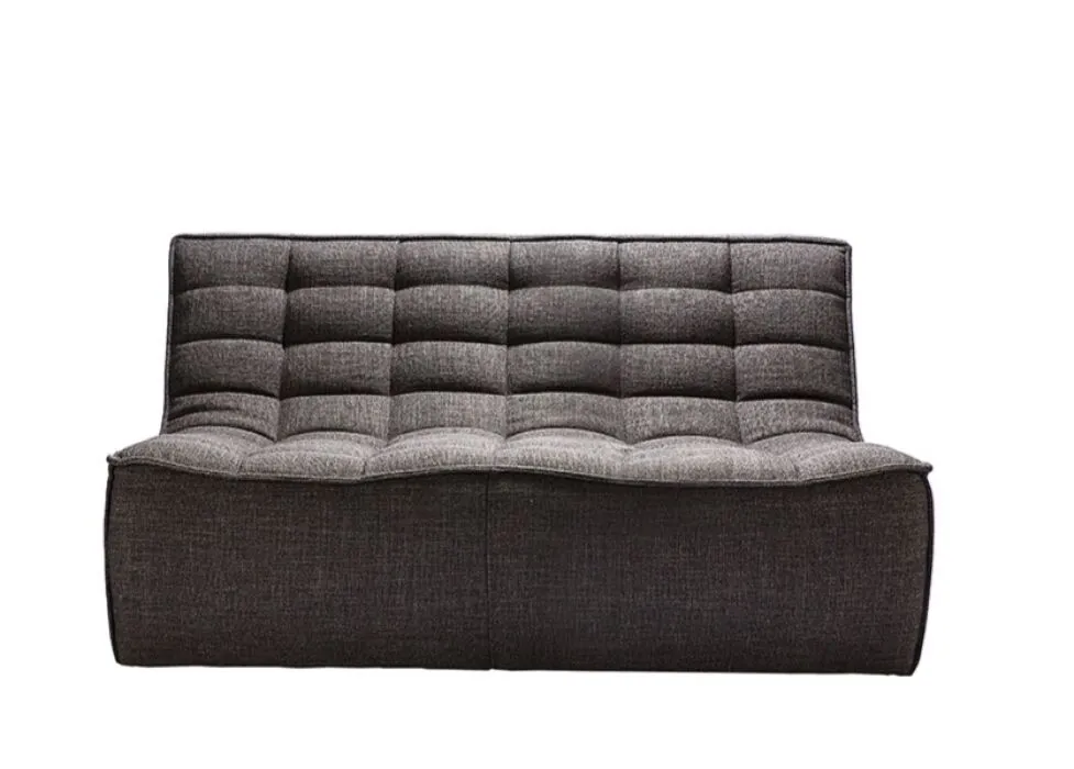Dagaanbieding Ethnicraft N701 Sofa 2-zits bank-Donker grijs