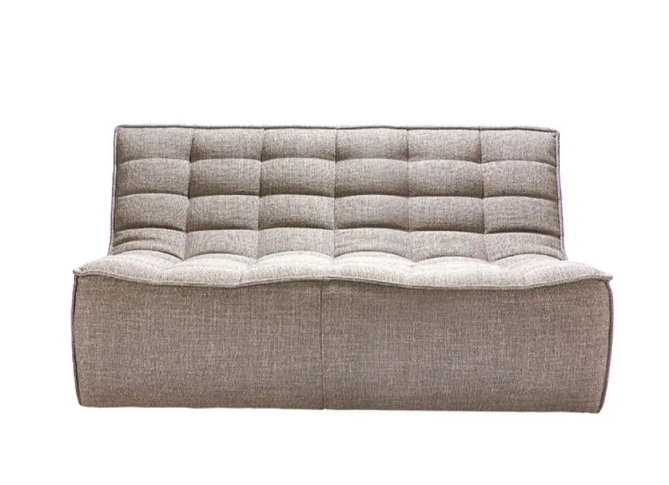 Speciale Aanbieding Ethnicraft N701 Sofa 2-zits bank-Beige