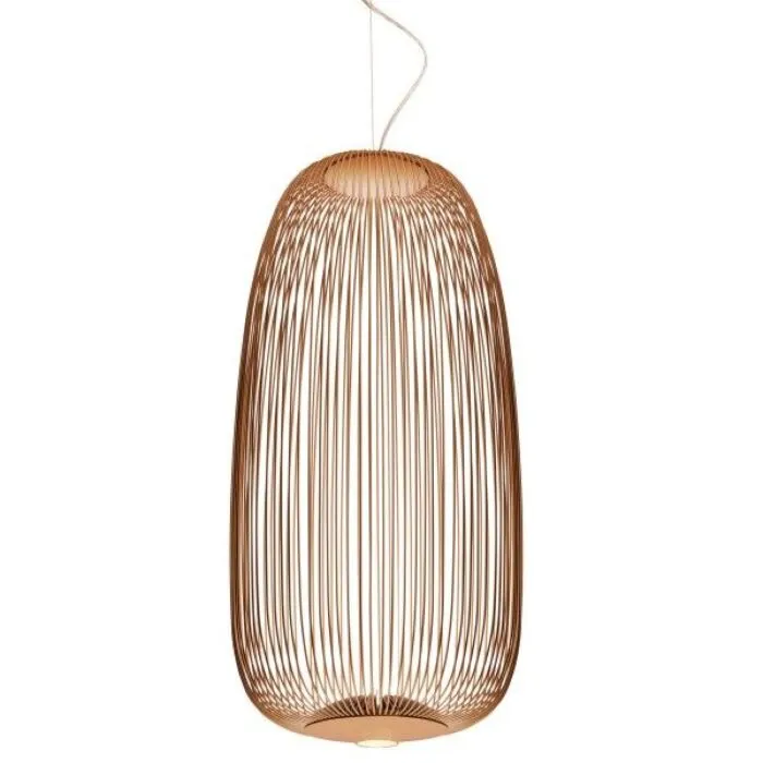 Populair Foscarini Spokes 1 LED dimbaar hanglamp-Koper