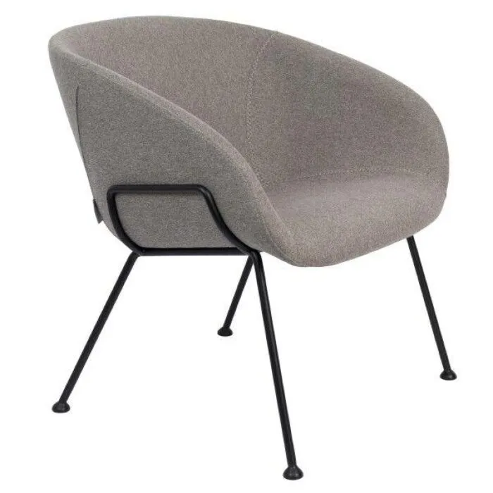 Betrouwbaar Zuiver Feston Lounge stoel-Grijs