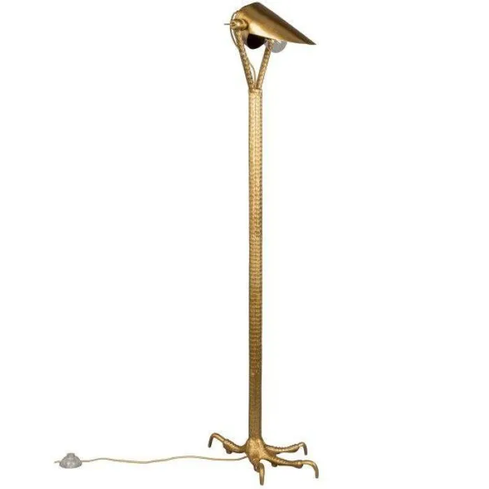 Flitsaanbieding Dutchbone Falcon vloerlamp-Messing