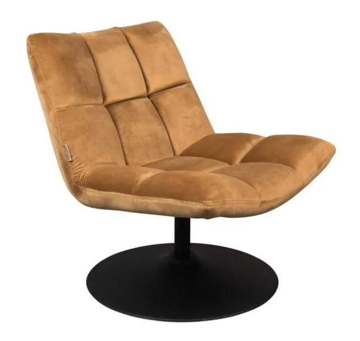 Gereduceerde Prijs Dutchbone Bar Lounge Velvet-Goud bruin