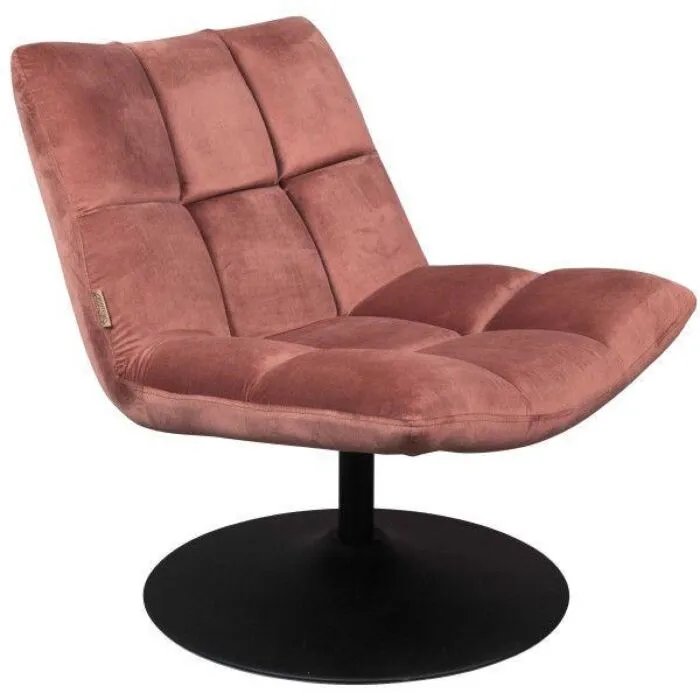 Dutchbone Bar Lounge Velvet-Roze Meest Verkocht