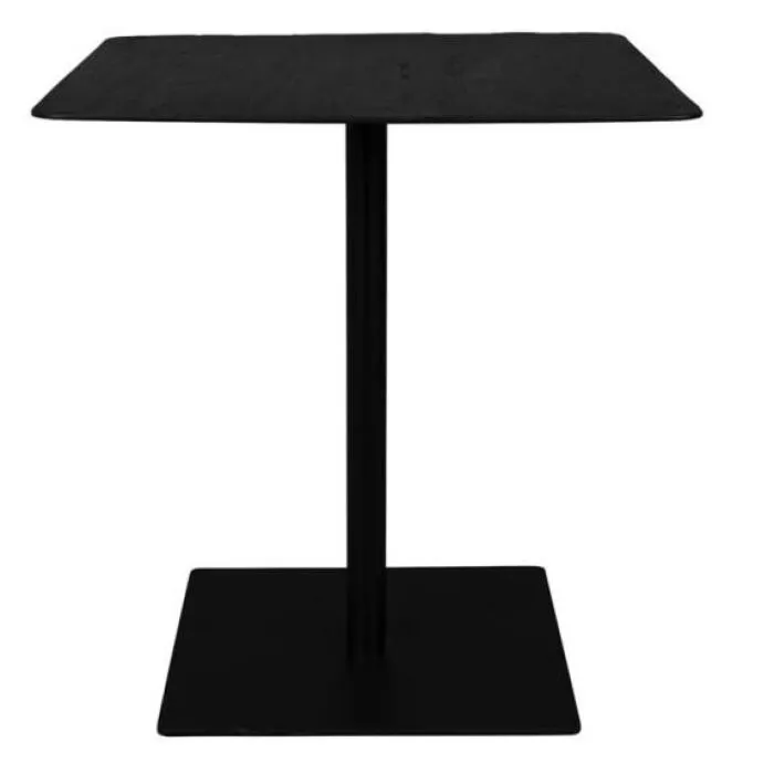 Actieprijs Dutchbone Braza vierkant bistro tafel-Zwart