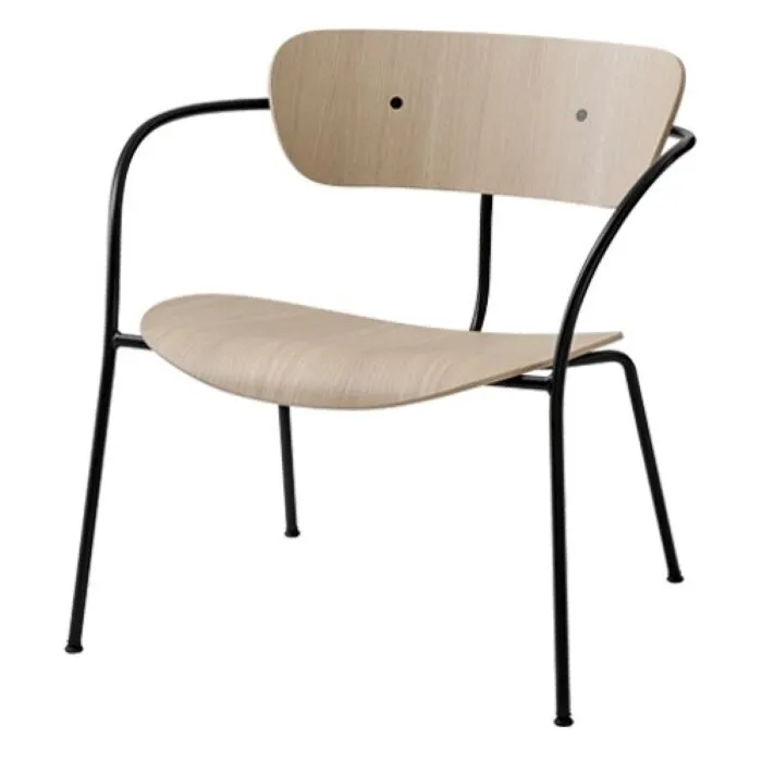 &tradition Pavilion AV5 stoel-Blank gelakt eiken Favoriet