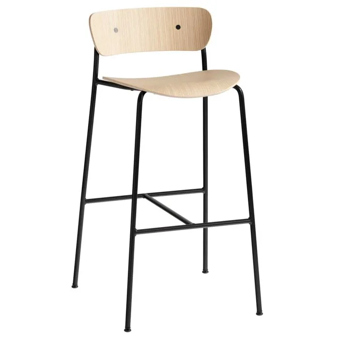 &tradition Pavilion AV7 65 cm barkruk-Blank gelakt eiken Betaalbaar