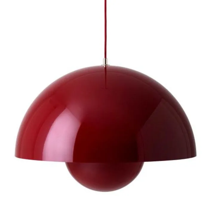 &tradition FlowerPot Big VP2 hanglamp-Rood Favoriet