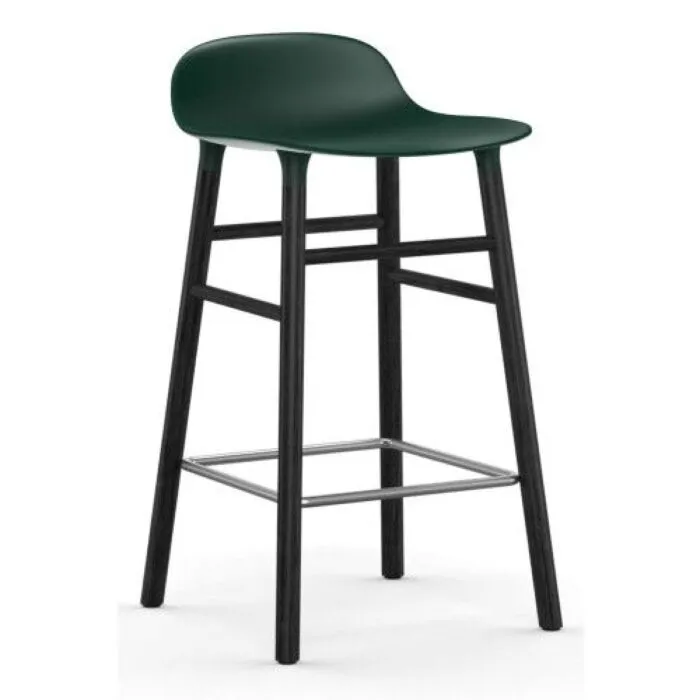 Koop Vandaag Normann Copenhagen Form Barstool barkruk zwart onderstel-Zithoogte 65 cm-Groen