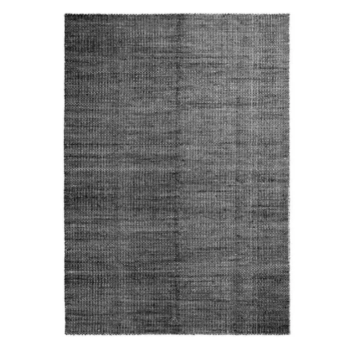 Hay Moiré vloerkleed-140x200 cm-Zwart Must-Have