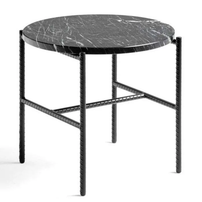 HAY Rebar Marble 45 bijzettafel-Zwart Lage Prijs
