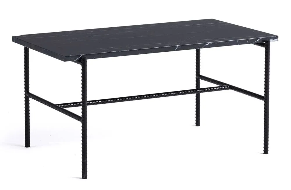 HAY Rebar Marble salontafel-Black Fabrieksprijs