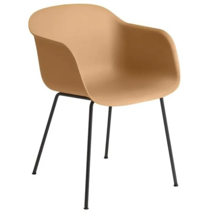 Gecertificeerd muuto Fiber Tube stoel-Oker geel