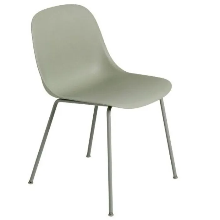 Beperkt Aanbod muuto Fiber Side Tube stoel-Dusty green