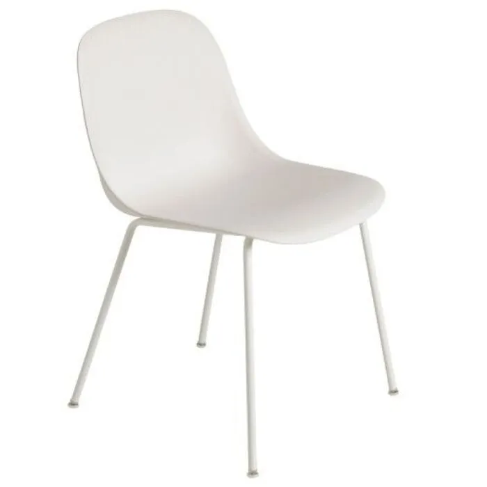 muuto Fiber Side Tube stoel-Wit Favoriet