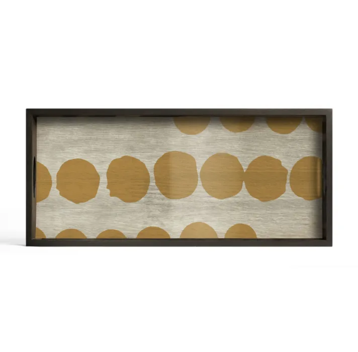 Hoge Kwaliteit Ethnicraft Sienna Dots 69 cm dienblad/tafel-Dienblad