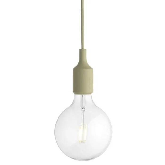 Dagaanbieding muuto E27 LED hanglamp-Beige green