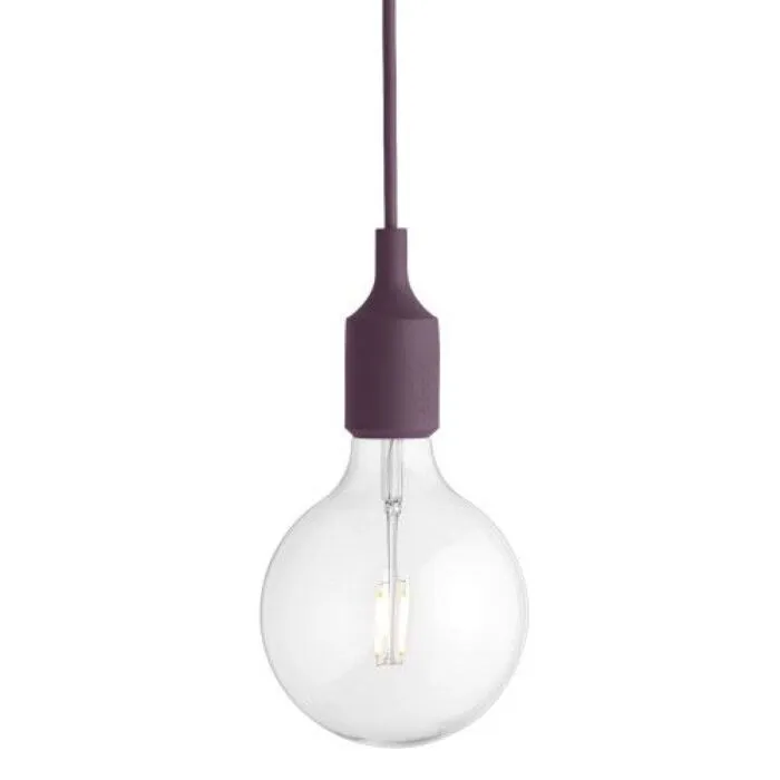 muuto E27 LED hanglamp-Burgundy Korting