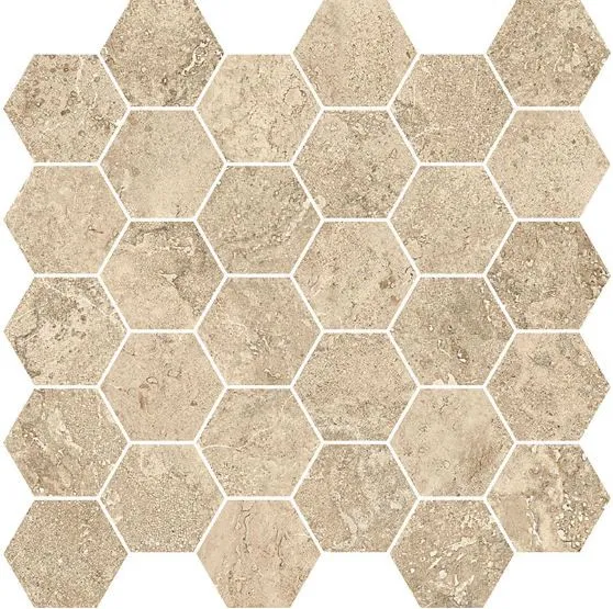 Veilige Betaling Novabell Thermae Esagona Caramel-mat 30X31cm (NBLTRM336RT)