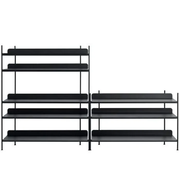 muuto Compile 7 stellingkast-Zwart Meest Verkocht