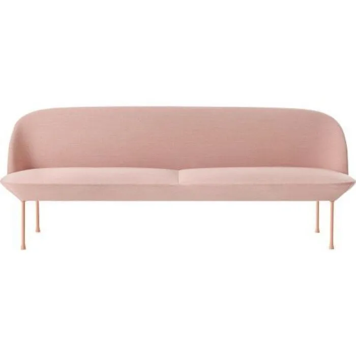 muuto Oslo Sofa 3 zits bank-roze, Steelcut 515 Betrouwbaar