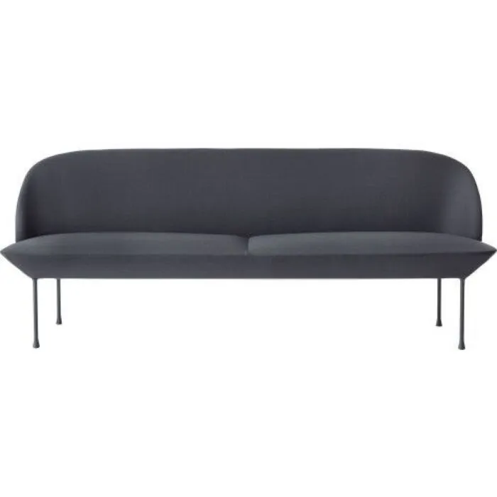 Favoriet muuto Oslo Sofa 3 zits bank-donker grijs Steelcut 180