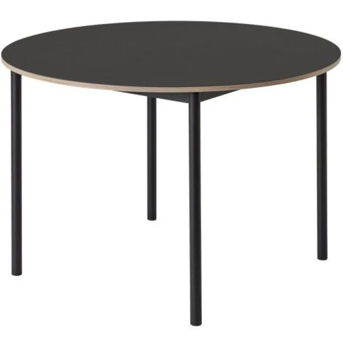 Bestel Nu muuto Base tafel rond 110 cm-Zwart