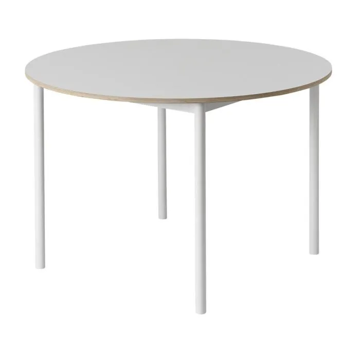 Hete Deal muuto Base tafel rond 110 cm-Wit