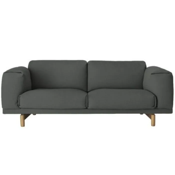 muuto Rest 2 zits bank eiken onderstel-Remix 163 Populair