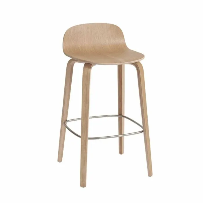 muuto Visu barkruk-Zithoogte 65 cm-Eiken mat gelakt Goedkoop