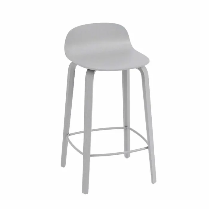 muuto Visu barkruk-Zithoogte 65 cm-Grijs Direct Verzonden