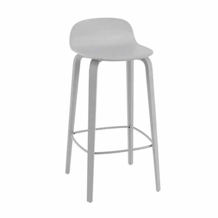 Op = Op muuto Visu barkruk-Zithoogte 75 cm-Grijs