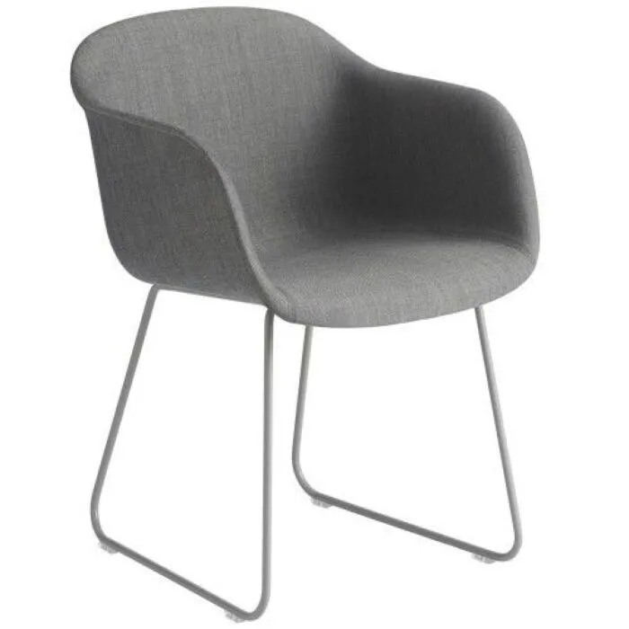 muuto Fiber Sled gestoffeerde stoel-Remix 133 Voordeelprijs
