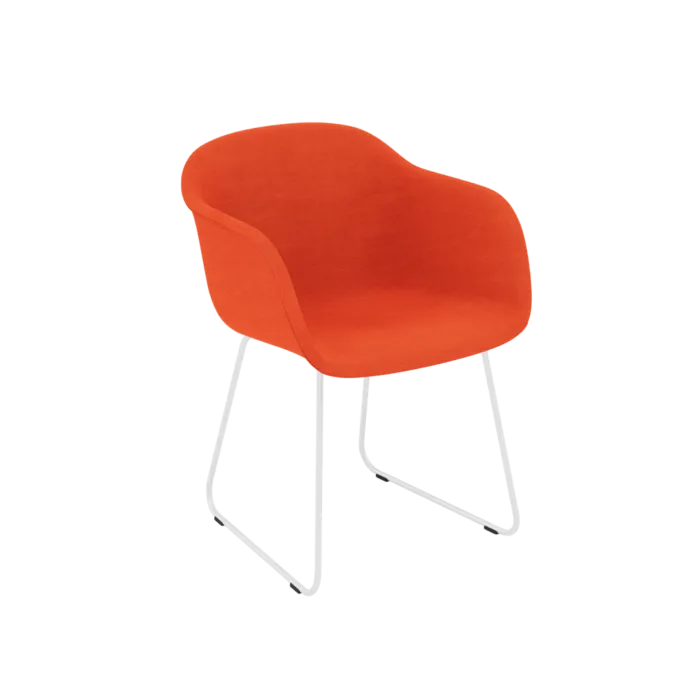 Shop Nu muuto Fiber Sled gestoffeerde stoel-Remix 643