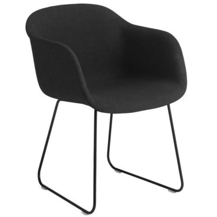 Op = Op muuto Fiber Sled gestoffeerde stoel-Remix 183