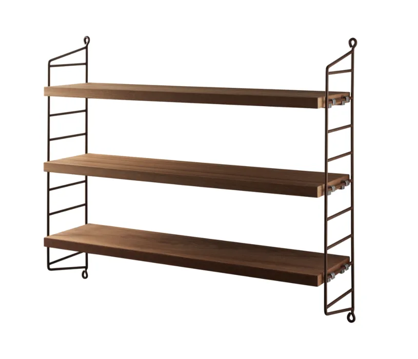 String Pocket wandkast-Teak olie Favoriet