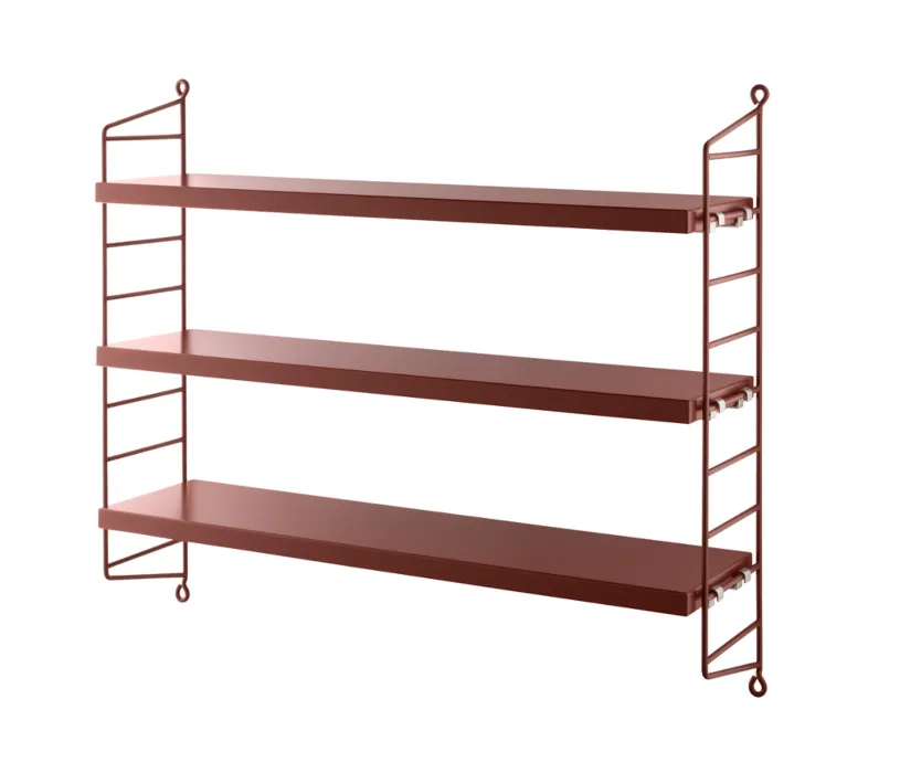 String Pocket wandkast-Burgundy Alleen Vandaag