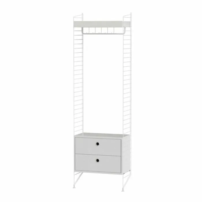 String kapstok combinatie 1-Wit Lage Prijs