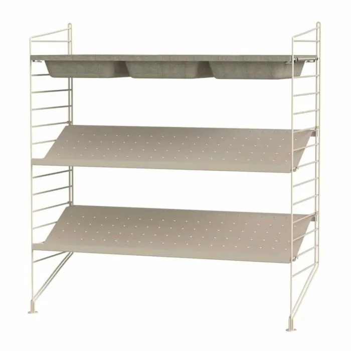 String schoenenkast combinatie 2-Beige Hete Deal