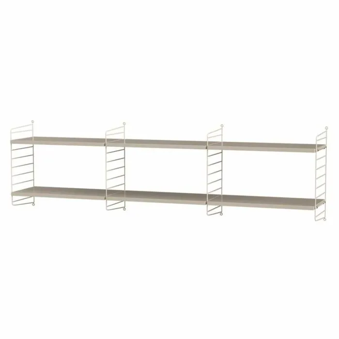 String dressoir hangend met planken-Beige-Beige Nieuw