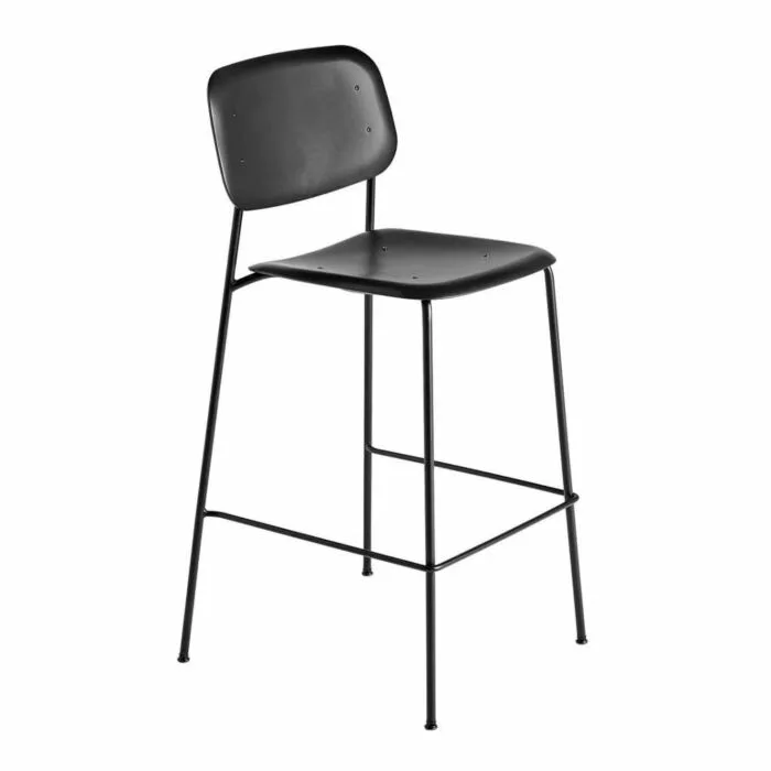 HAY Soft Edge 95 barkruk gepoedercoat frame-Black-Hoog Direct Verzonden