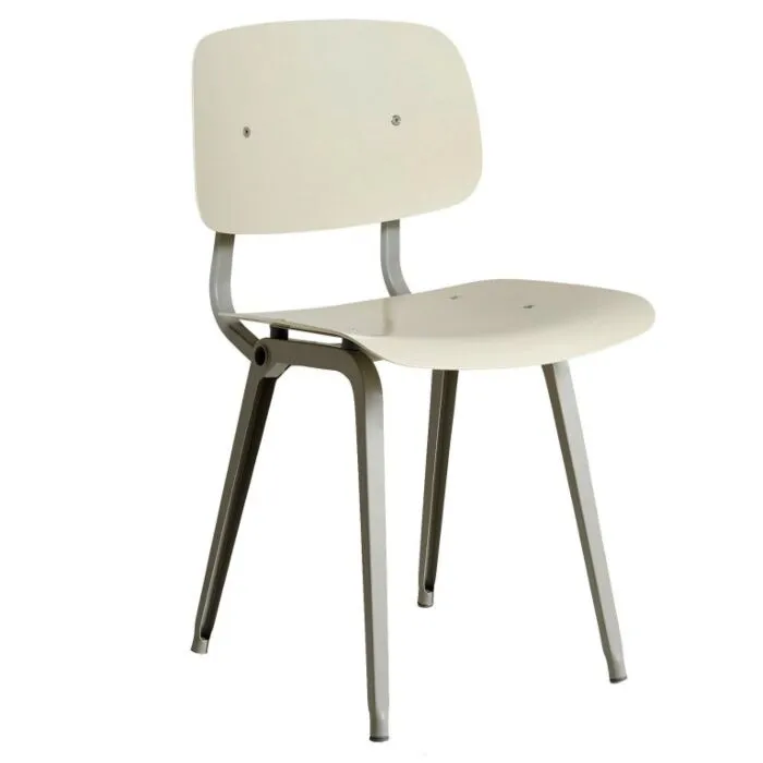 Gecertificeerd HAY Revolt stoel gepoedercoat onderstel-Beige - Rice
