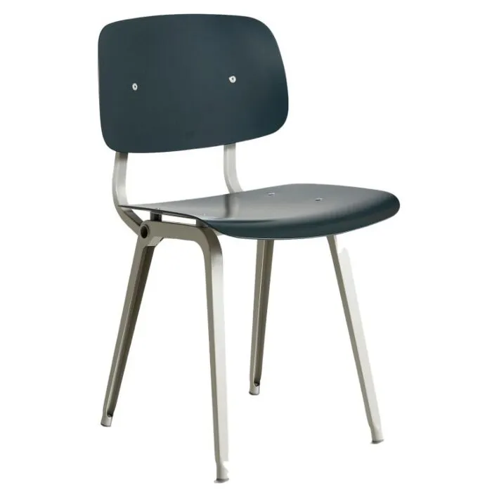 Must-Have HAY Revolt stoel gepoedercoat onderstel-Beige - Granite Grey