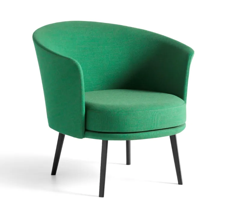 HAY Dorso lounge stoel gepoedercoat onderstel-Canvas 946 Aanbieding